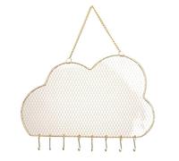 Jewellery Holder Earring Organizer Wall Mount Holder For Necklace Bracelet Jewelry Storage Rack Display Decoration With Hooks