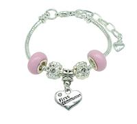 Jewellery Hut First Holy Communion Bracelet for Girls with Gift Box (Pink)