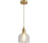 jewellery lamp Pendant Light Chandelier Light Brass Glass Pendant Light Industrial Farmhouse Hanging Lamp Adjustable Ceiling Lighting Fixture for Kitchen Island, Living Room, Restnts, Dining