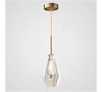jewellery lamp Pendant Light Modern Chandelier Champagne Gold Glass Pendant Light Modern Glass Farmhouse Hanging Lamp Adjustable Ceiling Lighting Fixture for Home Kitchen Hotel Coffee Shop Bar Li