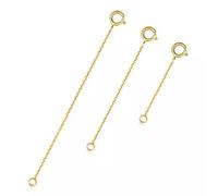 Jewellery Making Chain for Extender Necklace Bracelet Anklet Extension 3/5/8cm-8cm-1PC-Gold