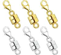 Jewellery Making Clasps and Closures with Lobster Clasp 14K Gold and Silver Plated Magnet Converters