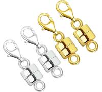 Jewellery Making Clasps and Closures with Lobster Clasp 14K Gold and Silver Plated Magnet Converters