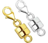 Jewellery Making Clasps and Closures with Lobster Clasp 14K Gold and Silver Plated Magnet Converters
