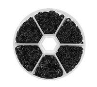 Jewellery-Making, Open Jump Rings Metal Ring Connectors Bracelect Necklace Finding O Ring 970PCS Black