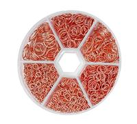 Jewellery-Making, Open Jump Rings Metal Ring Connectors Bracelect Necklace Finding O Ring 970PCS Rose Golden