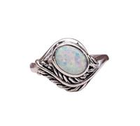 Jewellery Men Retro Oval Imitation Opal Lady Vintage Party 10 H282