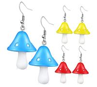 jewellery Mushroom Charm Drop Women Stylish Statement Earrings for Girls Lightweight Fashion Accessory jewellery