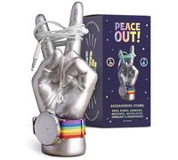 Jewellery Organiser | Ring Holder Peace Out | Key Holder For Desk Decor | Jewellery Stand & Trinket Dish | Key Bowl Alternative | Hand Shaped Watch Stand & Bracelet | Mini - By Luckies