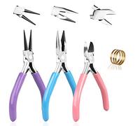 Jewellery Pliers - Reastar 3 PCS Pliers for Jewellery Making, Jewelry Making Tools with Jump Ring Opener - for Jewelry Beading Cutting Wrapping and DIY Craft Supplies