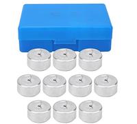 Jewellery Scale10 x 50g, 10Pcs/Set 500g Grams Precision Calibration Weight Kit Set Precision Weight for Digital Balance Scale for Digital Balance Scale, Jewellery Scale, 10 x 50g School Supplies