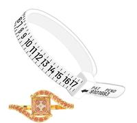 Jewellery Sizing Tool - Tape Reusable Loop Measure, Jewelrys Sizings Tools Tapes, Finger Measurement | Perfect For Ring Fitting Adjustment Circumference Reading Craft Design Workshop Precision