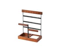 Jewellery Stand 4 Tiers Jewelry Display Rack Earrings Organizer Jewelry Hooks Rectangle Desktop Jewelry Stand Bangle Watch Ear Stud(Color-F)