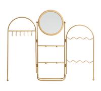 Jewellery Stand with Mirror PIROU Gold