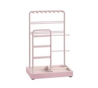 Jewellery Stand with Velvet Tray, Jelly Pink / 11.5D x 19.6 W x 30.8H