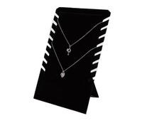 jewellery storage Velvet Necklace Display Stand with T-Bar for Necklaces | Pendants Boutique Showcase
