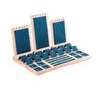 jewellery storage Wooden Jewelry Display Stand Necklace Earring Ring | Organizer for Boutique Craft Show