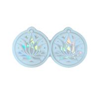 Jewellery the shapes with lotus flower shape, heat mould, holographic key ring, pendulum mould, mould silicone material