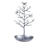 Jewellery Tree Retro Iron Art Jewelry Earring Storage Ra Home Decorative Crtwork Stand Love Letter Display Holder(Antique silver)