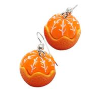 jewellery Unique Resin Fruit Earrings Orange Shape Earring Set for Women Fashion Jewelry jewellery
