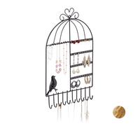 Jewellery wall rack Metal Earring Holder Vintage Compact Jewellery Organiser