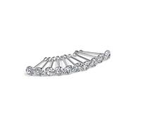 jewellerybox 10 x Sterling Silver CZ Ball End 24Ga Nose Studs