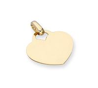 jewellerybox 9ct Gold Engravable Heart Charm
