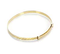 jewellerybox 9ct Gold Expandable Baby Bangle