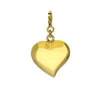 jewellerybox 9ct Gold Heart Clip On Charm