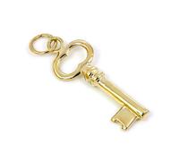 jewellerybox 9ct Gold Old Fashioned Key Charm