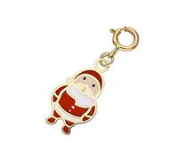 jewellerybox 9ct Gold Santa Claus Clip on Charm
