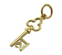 jewellerybox 9ct Gold Small 21st Birthday Key Charm