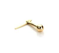 jewellerybox 9ct Yellow Gold Andralok 2.5mm Bead Nose Stud Pin