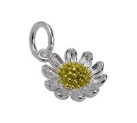 jewellerybox Gold Dipped & Sterling Silver Daisy Flower Charm