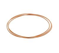 jewellerybox Rose Gold Dipped Sterling Silver Triple Stacking Bangle