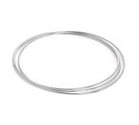 jewellerybox Simple Sterling Silver Maiden's Triple Russian Bangle