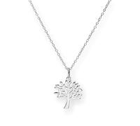 jewellerybox Sterling Silver 18 Inch Oak Tree Necklace