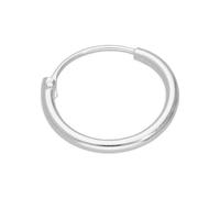 jewellerybox Sterling Silver 24Ga Segment Hoop Nose Ring 12mm