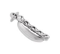 jewellerybox Sterling Silver 3D Hot Dog Charm