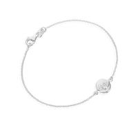 jewellerybox Sterling Silver 7 Inch Evil Eye Bracelet