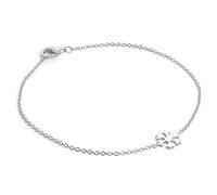 jewellerybox Sterling Silver 7 Inch Snowflake Bracelet