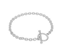 jewellerybox Sterling Silver 8 Inch Bracelet with T-Bar Toggle