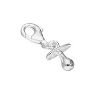 jewellerybox Sterling Silver Baby's Dummy Clip on Charm