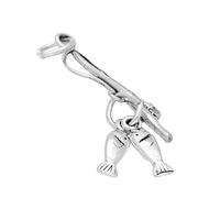 jewellerybox Sterling Silver Fishing Rod Charm