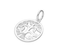 jewellerybox Sterling Silver & Genuine Diamond Tree of Life Charm
