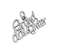 jewellerybox Sterling Silver Granddaughter Charm