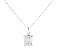 jewellerybox Sterling Silver Holy Bible Locket on 20 Inches Chain