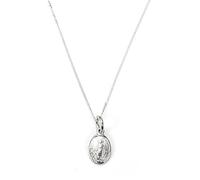 jewellerybox Sterling Silver Miraculous Mary Medal Pendant - 18 Inches