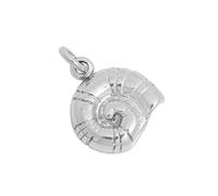 jewellerybox Sterling Silver Nautilus Sea Shell Charm