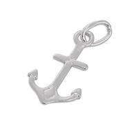 jewellerybox Sterling Silver Ships Anchor Charm